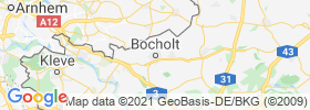 Bocholt map